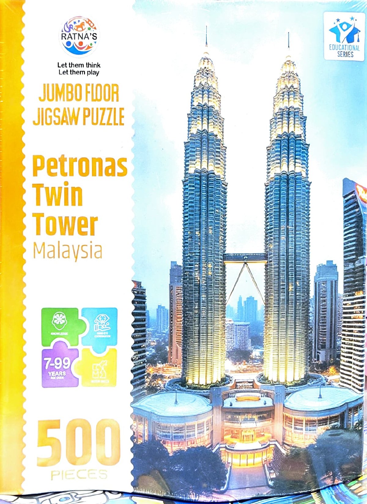 JUMBO FLOOR JIGSAW PUZZLE , Petronas Twin Tower , MALAYSIA